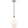 Cindyrella 7" Polished Chrome Mini Pendant w/ Cased Matte White Shade