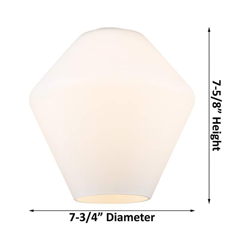 Image 6 Cindyrella 8" Matte Black Mini Pendant w/ Clear Shade more views