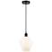 Cindyrella 8" Oil Rubbed Bronze Mini Pendant w/ Cased Matte White Shad