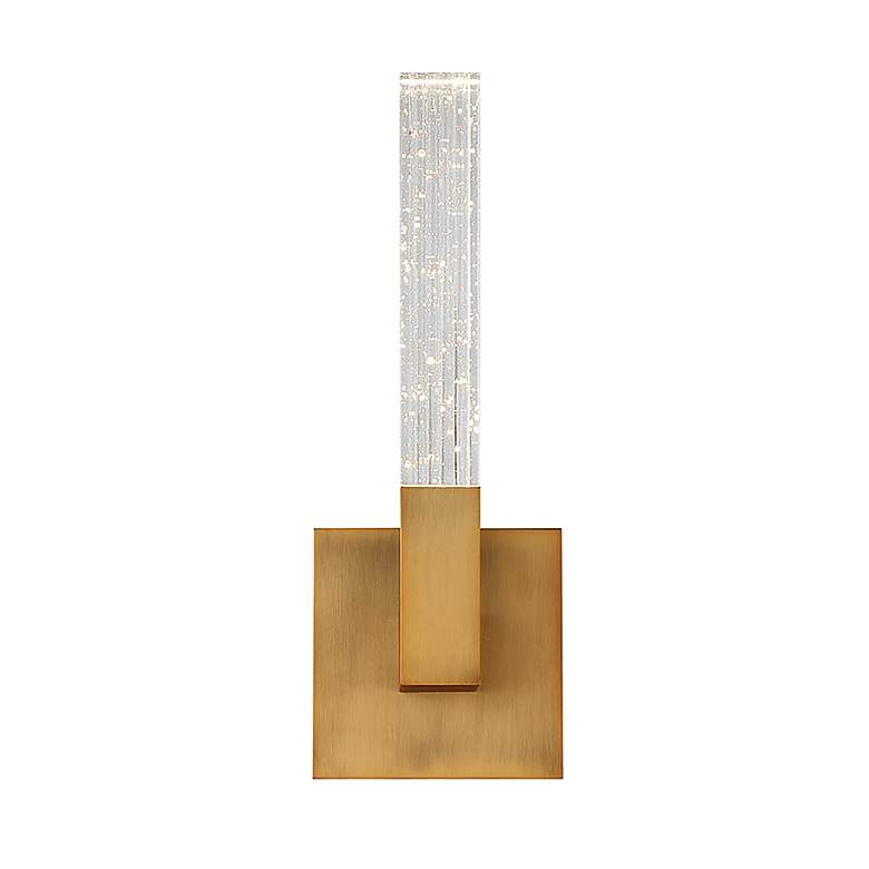 Image 4 Cinema 15"H x 6"W 1-Light Wall Sconce in Aged Brass more views