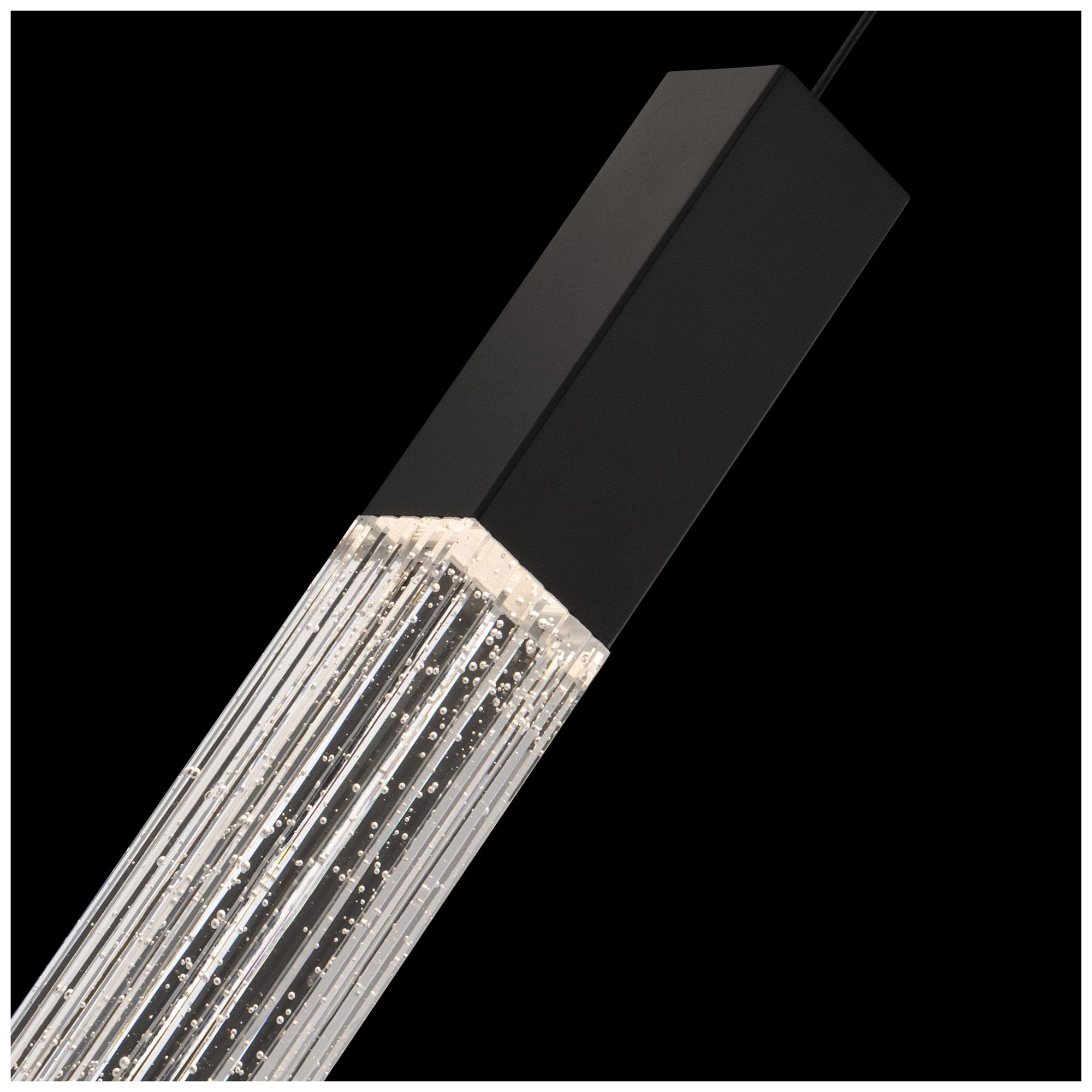 Image 3 Cinema 16"H x 2"W 1-Light Mini-Pendant in Black more views