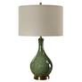 2_Cinnabar Road 23 1/2" High Emerald Green Ceramic Table Lamp