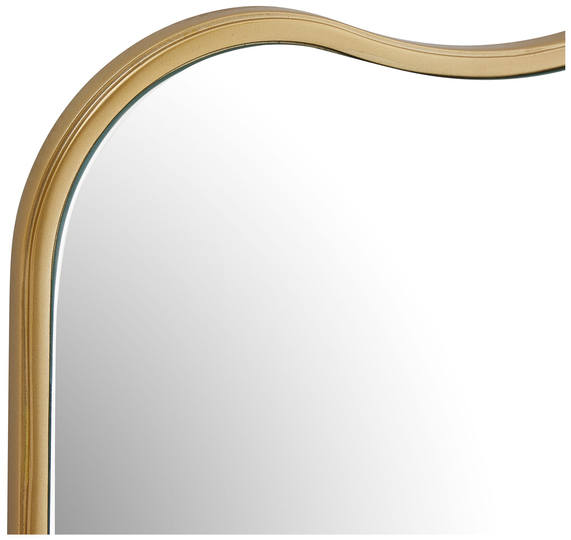 Cinnabar Road 24" W x 36" H Warm Gold Framed Mirror