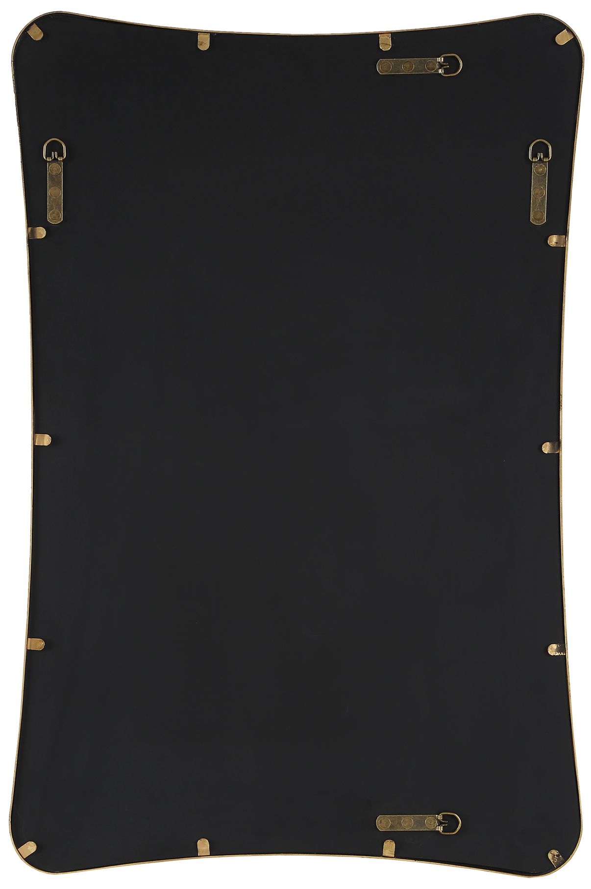 Image 3 Cinnabar Road 24" x 36" Warm Gold Leaf Wall Mirror more views