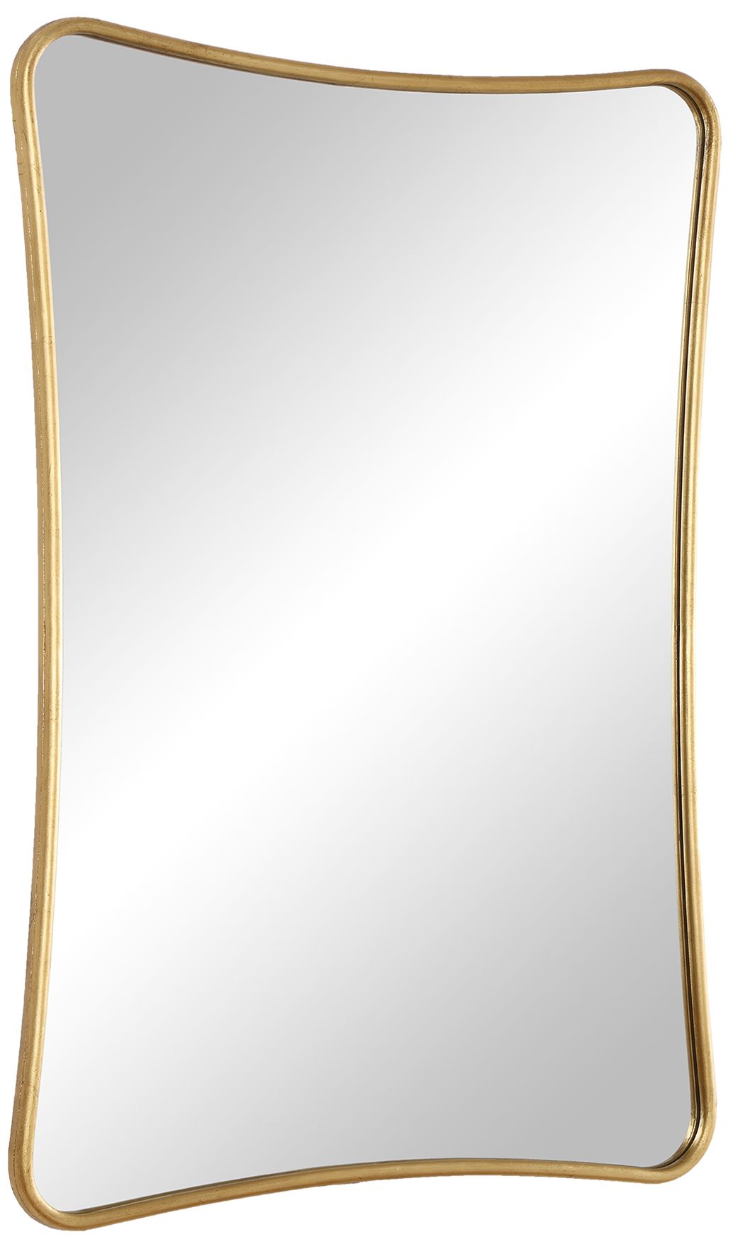 Image 4 Cinnabar Road 24" x 36" Warm Gold Leaf Wall Mirror more views