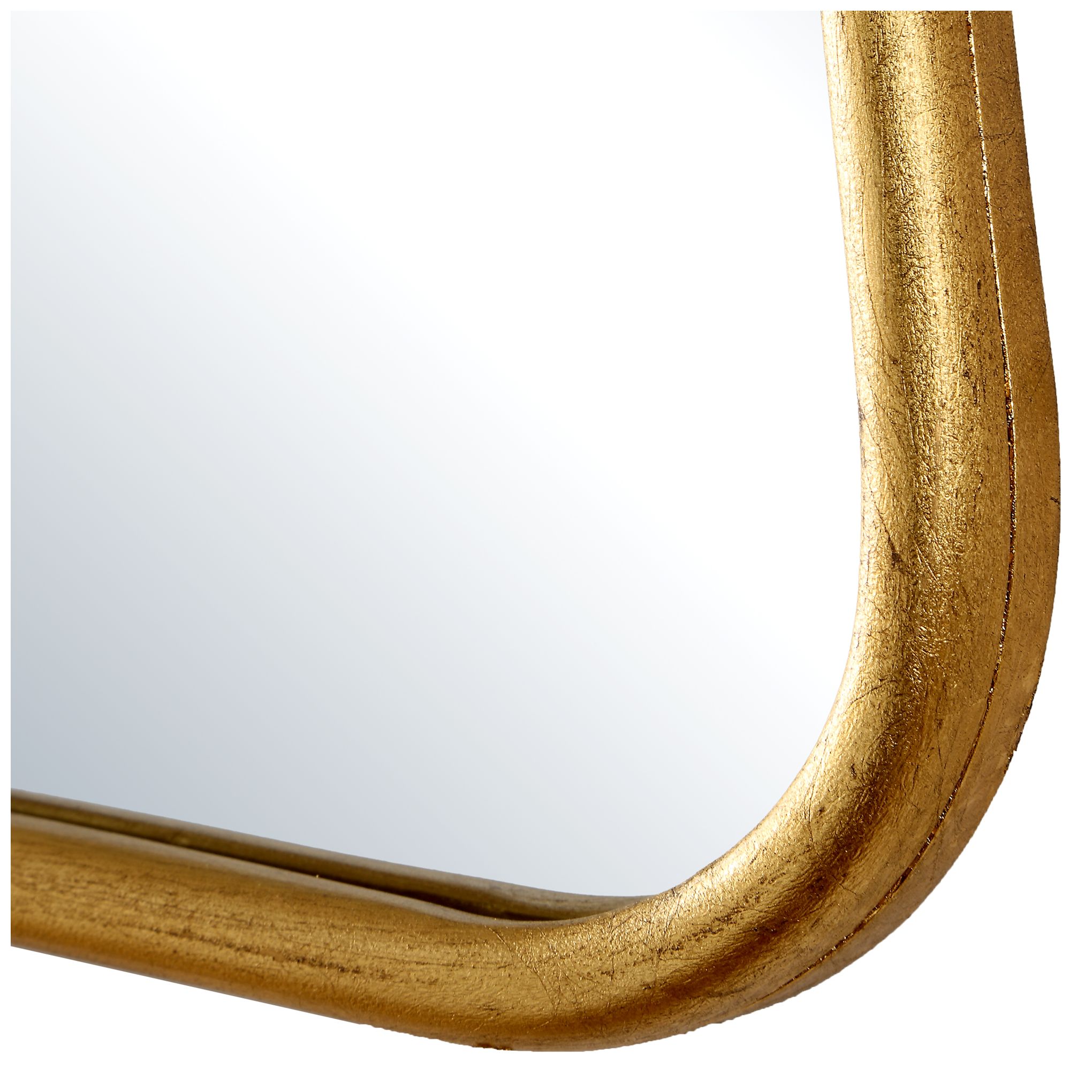 Image 6 Cinnabar Road 24" x 36" Warm Gold Leaf Wall Mirror more views