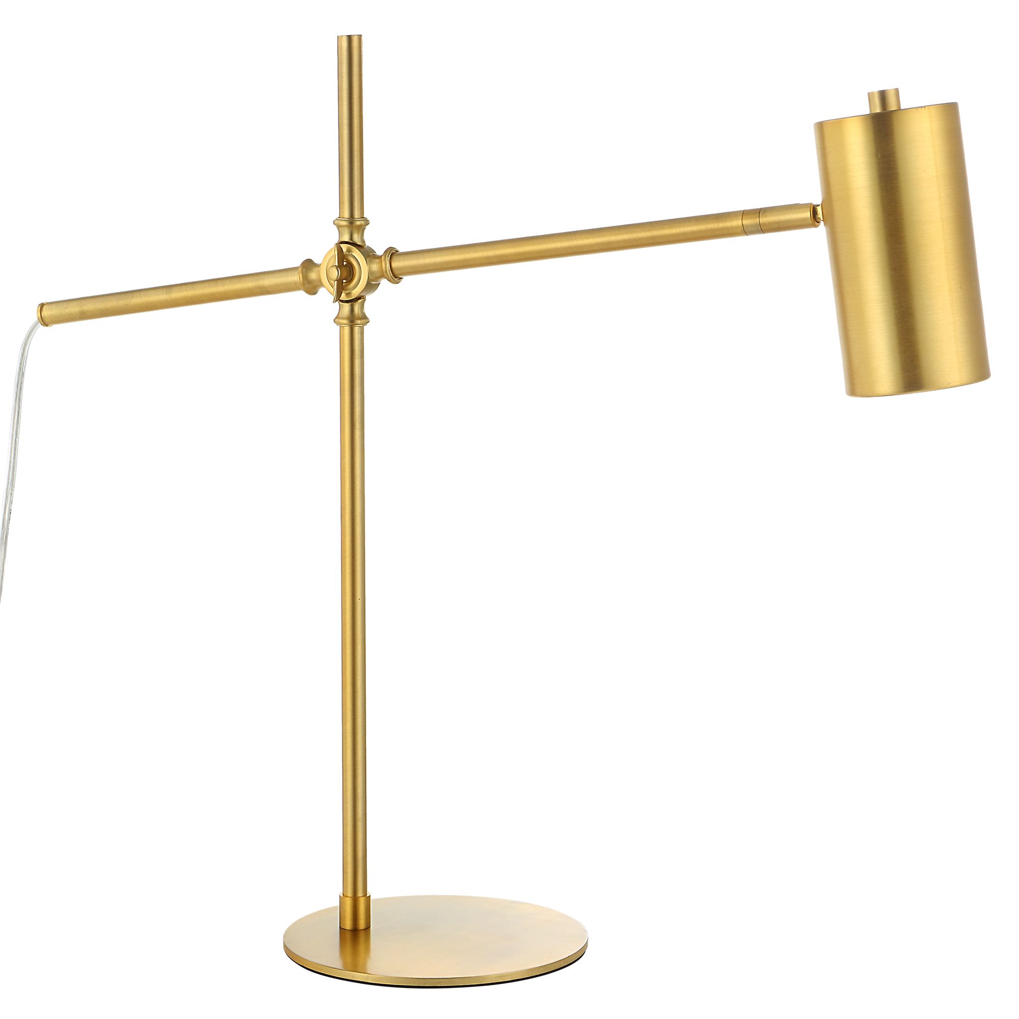 Image 5 Cinnabar Road Aledo Brushed Gold Adjustable Desk Lamp more views