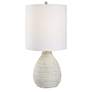 2_Cinnabar Road Alpine White Ceramic Accent Table Lamp