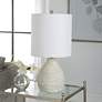 3_Cinnabar Road Alpine White Ceramic Accent Table Lamp more views