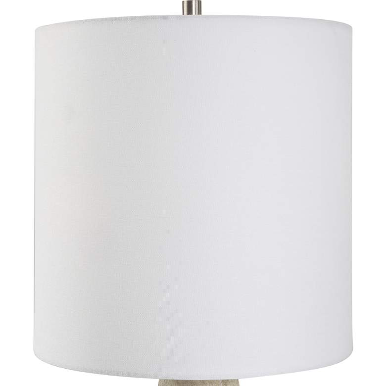 Image 5 Cinnabar Road Alpine White Ceramic Accent Table Lamp more views