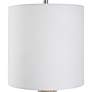 5_Cinnabar Road Alpine White Ceramic Accent Table Lamp more views