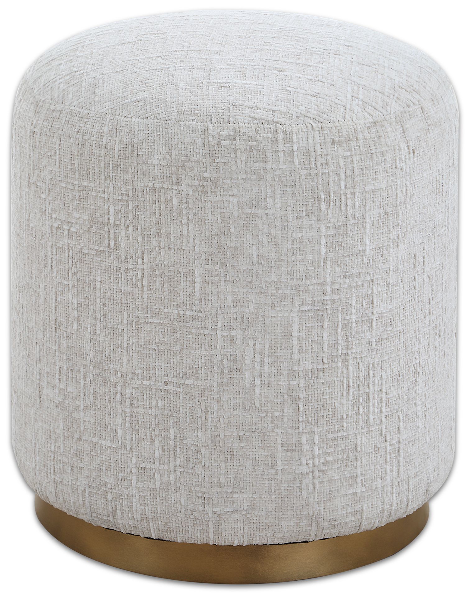 Image 2 Cinnabar Road Alta 18" High Off White Upholstered Ottoman