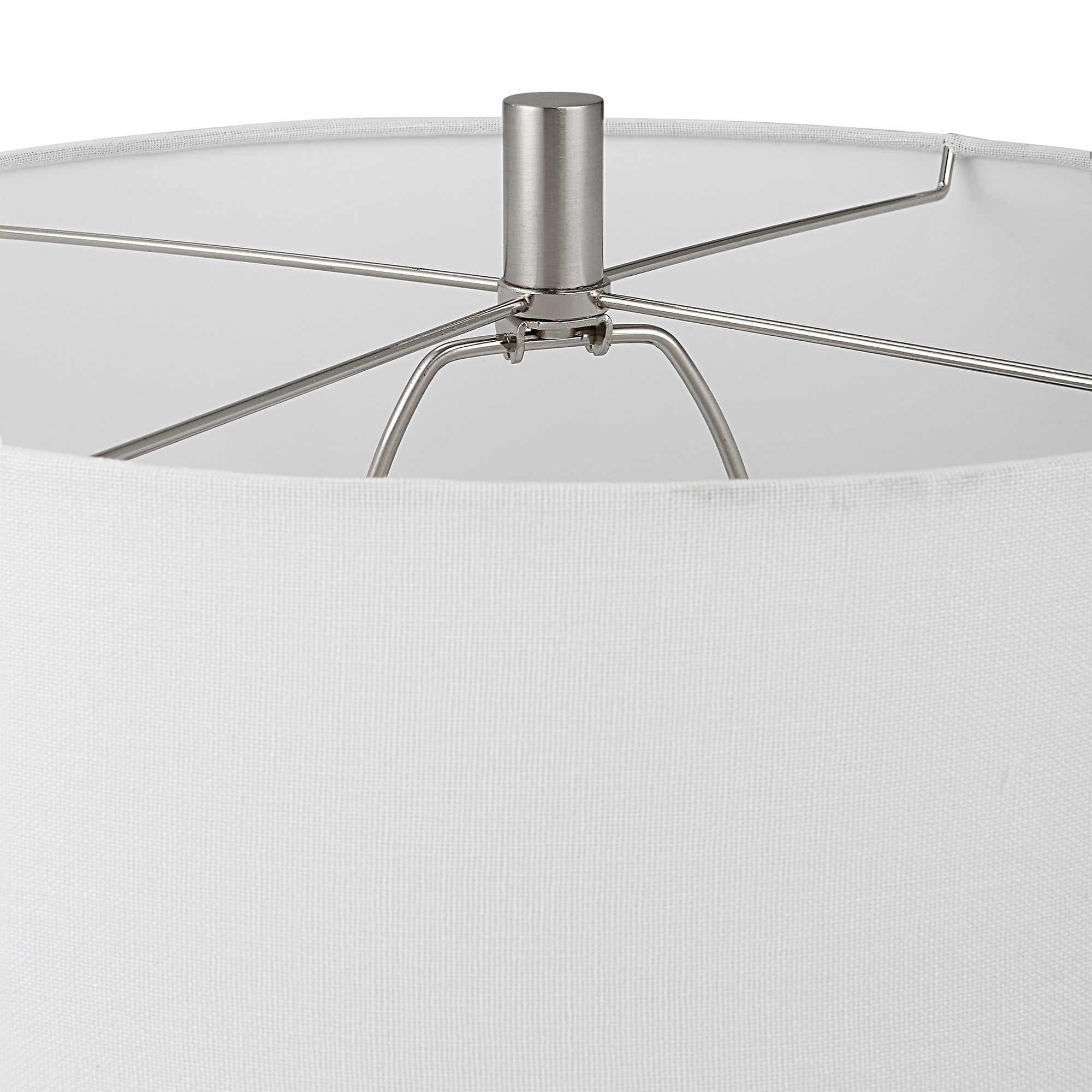 Image 5 Cinnabar Road Ami Blue Wavy Ceramic Table Lamp more views