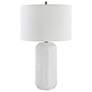 2_Cinnabar Road Ami White Wavy Ceramic Table Lamp