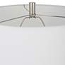 5_Cinnabar Road Ami White Wavy Ceramic Table Lamp more views