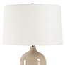 5_Cinnabar Road Anson 27 1/2"H Crackled Sandy Gray Ceramic Table Lamp more views