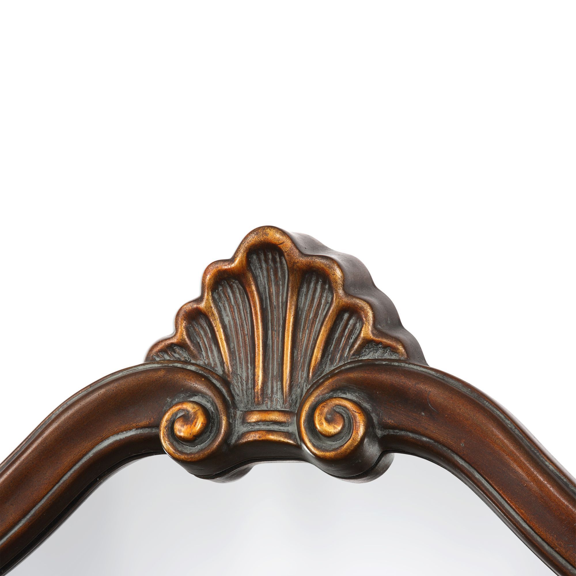 Cinnabar Road Antioch Distressed Bronze 26" x 35" Wall Mirror