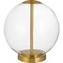 4_Cinnabar Road Aransas Clear Glass and Gold Accent Table Lamp more views