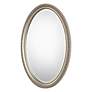 4_Cinnabar Road Arden Metallic Silver 22" x 32" Oval Wall Mirror more views