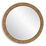 2_Cinnabar Road Arden Natural Wrapped 30" Round Wall Mirror