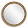 Cinnabar Road Arden Natural Wrapped 30" Round Wall Mirror