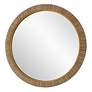 5_Cinnabar Road Arden Natural Wrapped 30" Round Wall Mirror more views