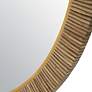 6_Cinnabar Road Arden Natural Wrapped 30" Round Wall Mirror more views