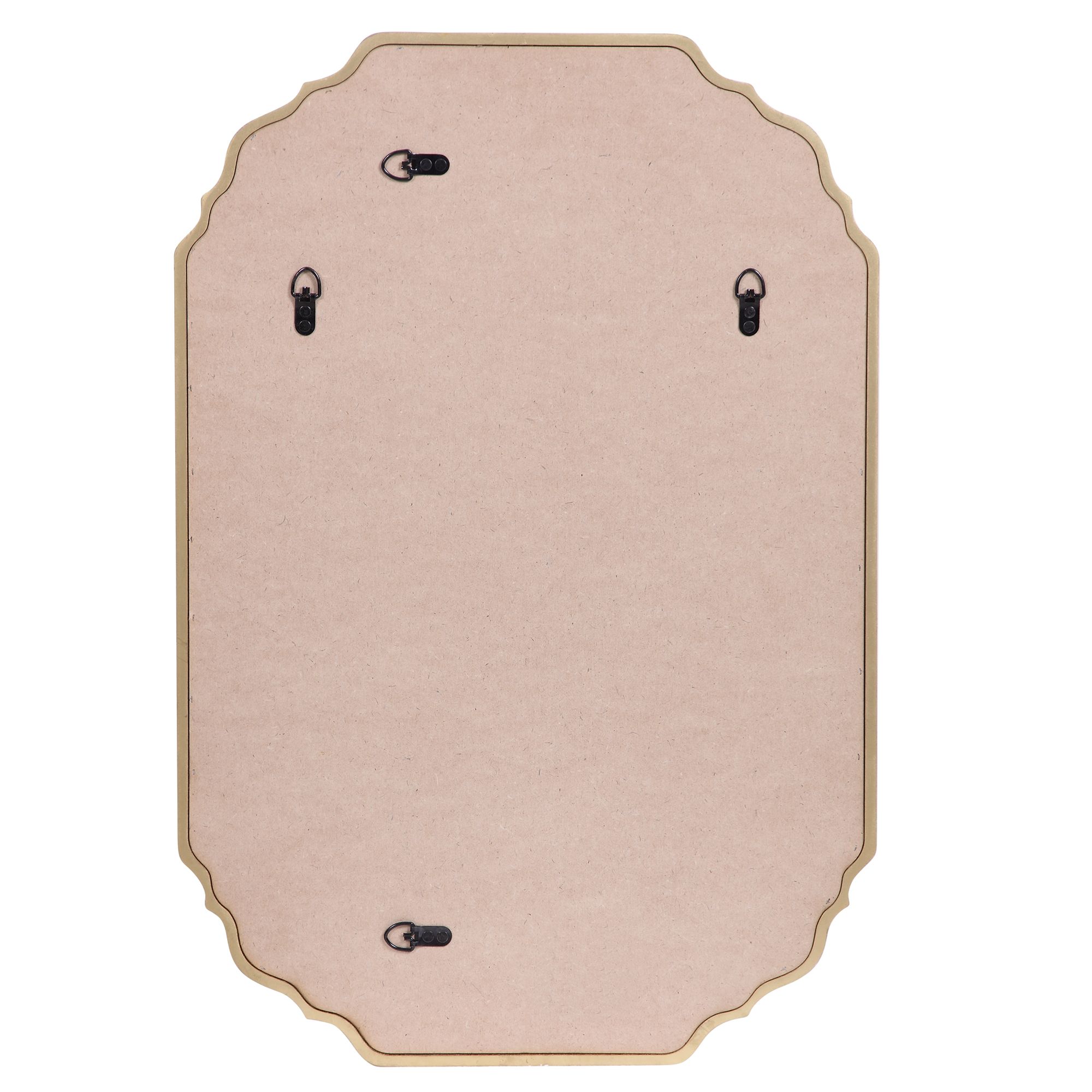 Image 6 Cinnabar Road Aretz Metallic Gold 21 1/2" x 31 1/2" Wall Mirror more views