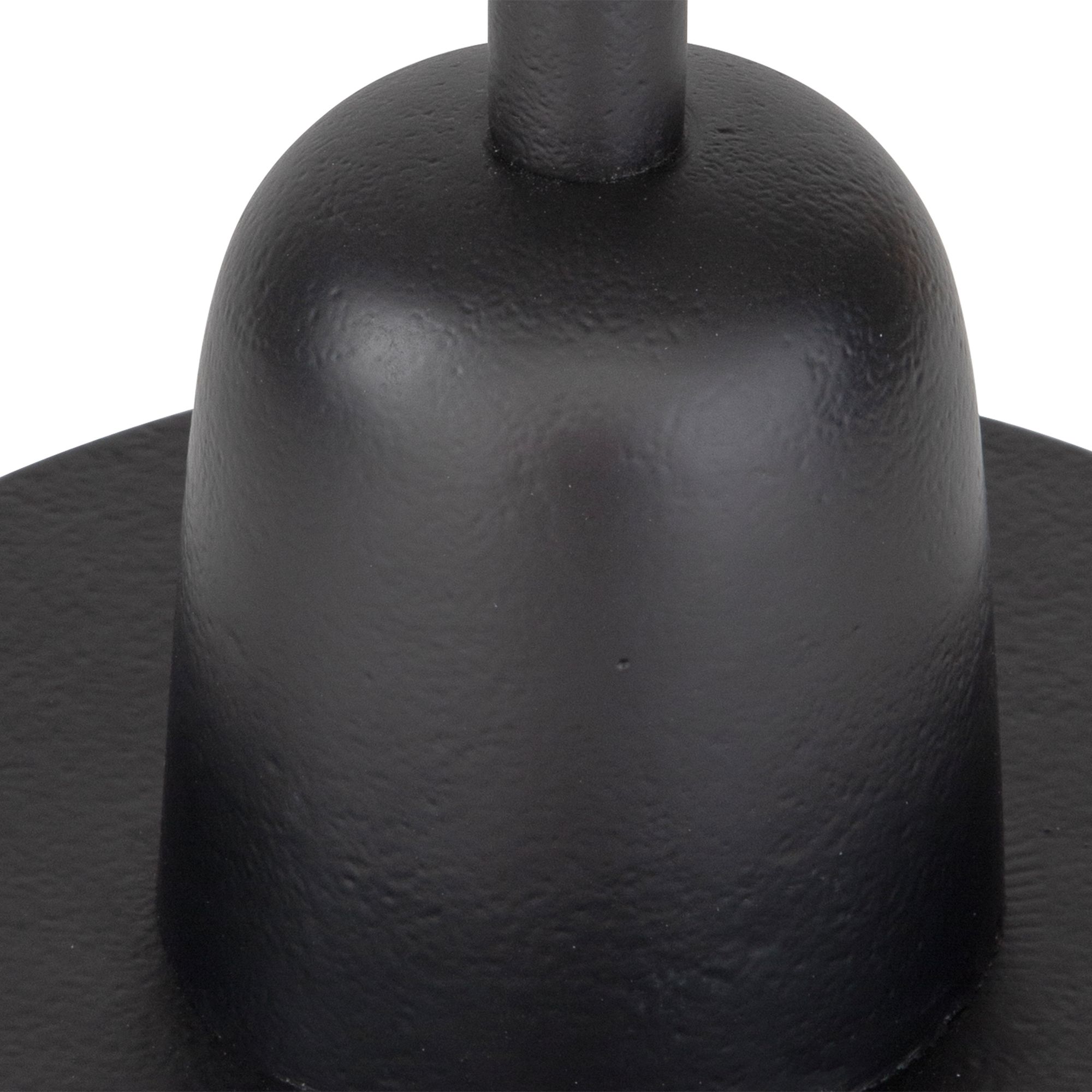 Thumbnail4 of Cinnabar Road Arlo 12" Wide Matte Black Round Accent Table more views