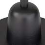 4_Cinnabar Road Arlo 12" Wide Matte Black Round Accent Table more views