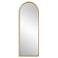 Cinnabar Road Aster Antique Gold 21 1/2" x 59 1/2" Wall Mirror