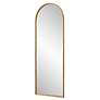 4_Cinnabar Road Aster Antique Gold 21 1/2" x 59 1/2" Wall Mirror more views