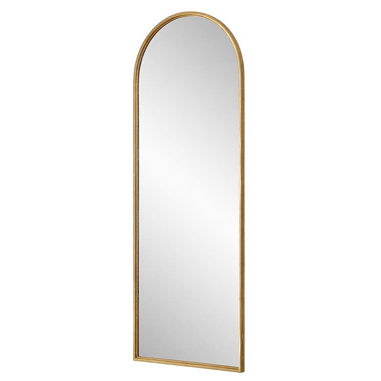Image 5 Cinnabar Road Aster Antique Gold 21 1/2" x 59 1/2" Wall Mirror more views