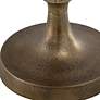 4_Cinnabar Road Astor 12" Wide Antique Brass Drink Table more views