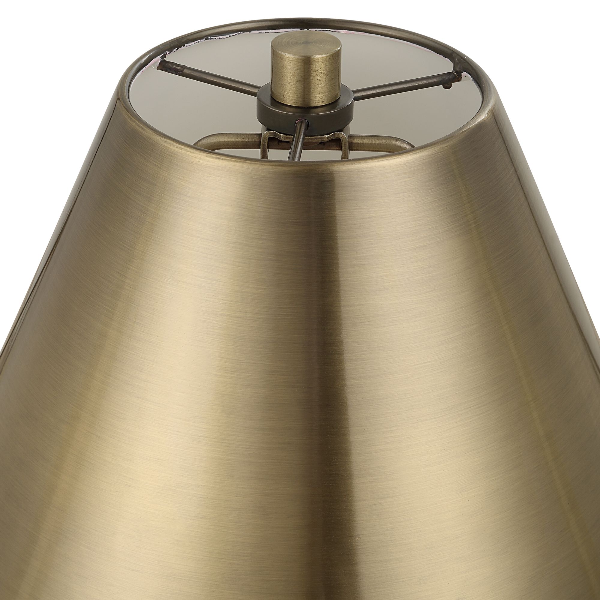 Image 4 Cinnabar Road Athens Antique Brass Buffet Table Lamp more views