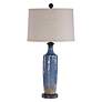 4_Cinnabar Road Azure Skies Blue Ceramic Table Lamp more views