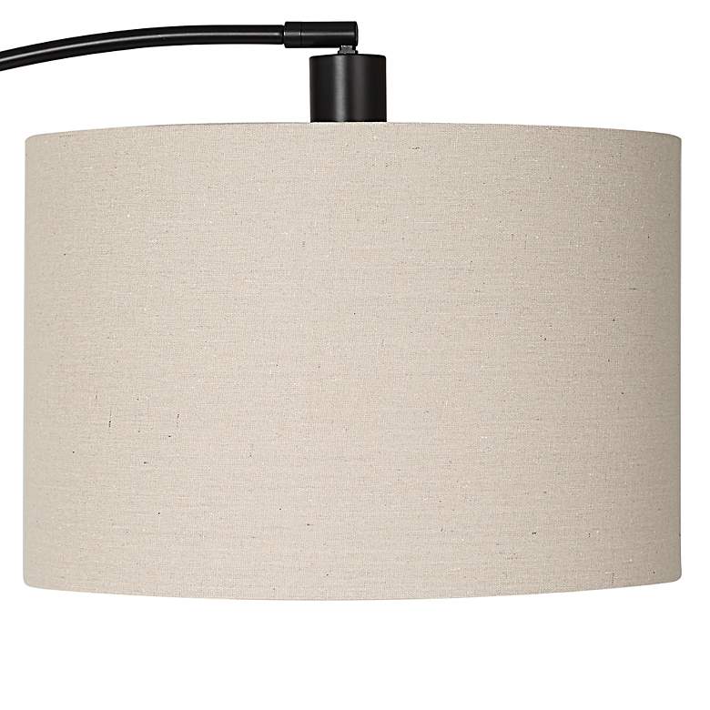 Image 6 Cinnabar Road Bandera 68" High Black Arc Floor Lamp more views