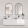 3_Cinnabar Road Belladore Rich Bronze 21 3/4" x 36" Wall Mirror more views