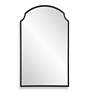 2_Cinnabar Road Belladore Satin Black 21 3/4" x 36" Wall Mirror