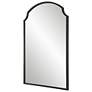 5_Cinnabar Road Belladore Satin Black 21 3/4" x 36" Wall Mirror more views