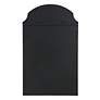 7_Cinnabar Road Belladore Satin Black 21 3/4" x 36" Wall Mirror more views