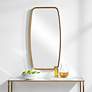 1_Cinnabar Road Bidwell Gold Leaf 20" x 40" Wall Mirror