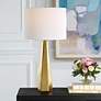 1_Cinnabar Road Bishop Gold Ceramic Table Lamp