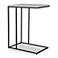 Cinnabar Road Calhoun 23"W Black and White Marble Accent Table