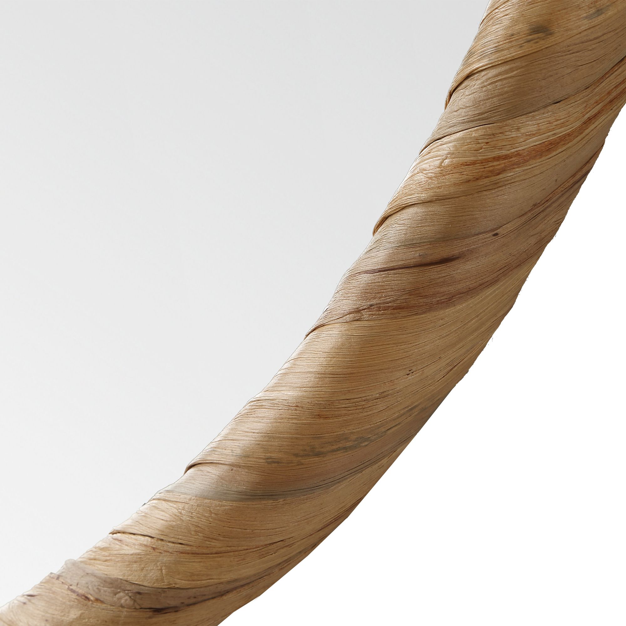 Image 5 Cinnabar Road Calliope Seagrass 31 3/4" Round Wall Mirror more views