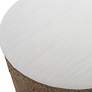 5_Cinnabar Road Camden 18 1/4"W Natural Fiber Rope Storage Stool more views