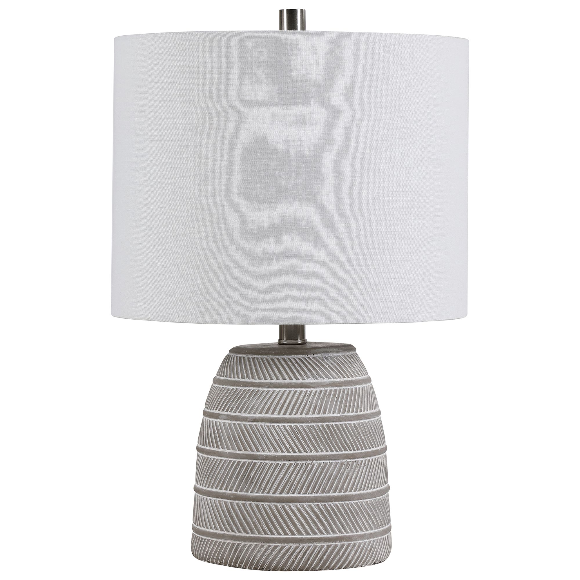 Image 2 Cinnabar Road Canyon Concrete Accent Table Lamp