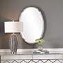 1_Cinnabar Road Carmichael Silver 24" x 36" Oval Wall Mirror