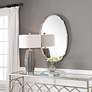 5_Cinnabar Road Carmichael Silver 24" x 36" Oval Wall Mirror more views