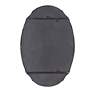 7_Cinnabar Road Carmichael Silver 24" x 36" Oval Wall Mirror more views